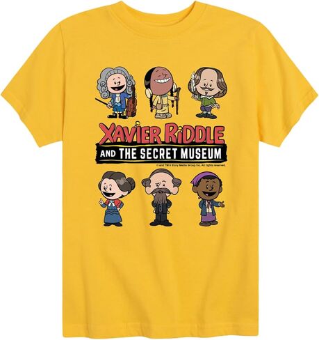 Xavier Riddle and The Secret Museum - Historical Grid - Toddler and Youth Short Sleeve Tee in Saudi Arabia