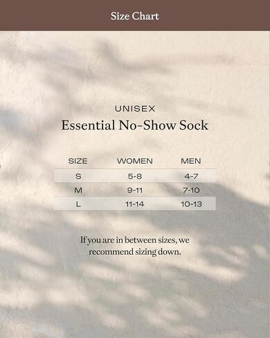 جوارب Cozy Earth Essential No Show للنساء والرجال - جوارب قطنية ناعمة منخفضة القطع - قبضة الكعب وحماية من البثور - 4 عبوات in Kuwait