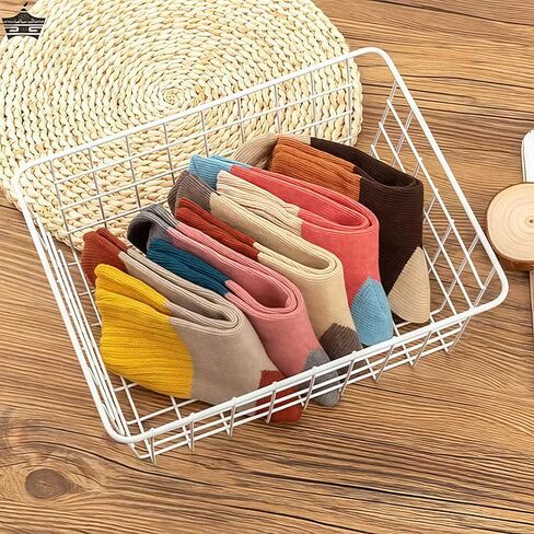 5 Pairs Vintage Winter Wool Socks for Women Warm Cozy Knit Color Block Thick Boot Socks in Saudi Arabia