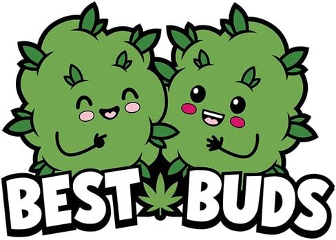 Best Buds Weed Enamel Pin | Fun Novelty Accessory in Saudi Arabia