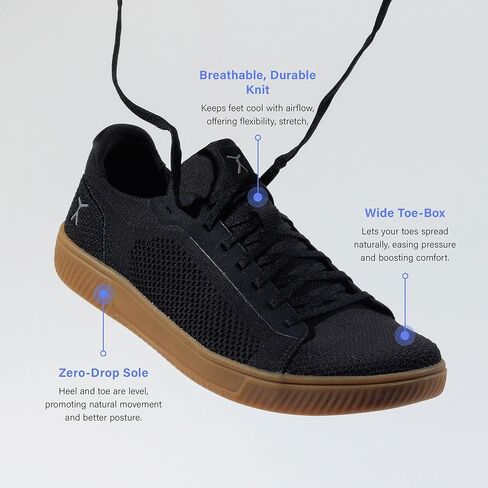 Adapt Knit Trainer – Wide Toe Box Shoe with Earth-Link Grounding, Zero-Drop Sole, Breathable Knit Upper & Machine Washable – Perfect for Daily Wear & Light Training in Saudi Arabia