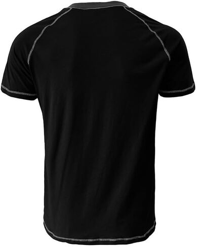Mens Henley Shirts Short Sleeve Casual Button T-Shirts Cotton Basic Tee Shirts Slim Fit Summer Shirts in Saudi Arabia