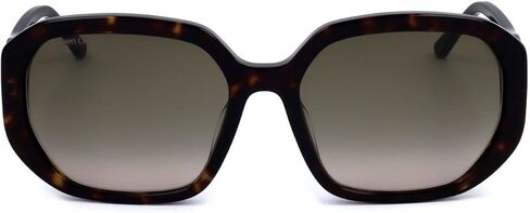 JIMMY CHOO Brown Gradient Square Ladies Sunglasses KARLY/F/S 0086/HA 57 in Saudi Arabia