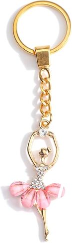 Ballerina Keychain,Dance Keychain for Car Keys,Ballet Gift for Dance Lovers Teachers Dancers Birthday Christmas in Saudi Arabia