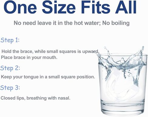 واقيات الفم لتقويم الأسنان، واقي أسنان مطور قابل للتشكيل لتقويم الأسنان وطحن الأسنان ليلاً، دعامة أسنان للاستخدام المنزلي - عبوة من 3 قطع in Kuwait