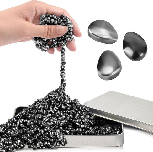 كرات تململ مغناطيسي هدية للبالغين للأولاد في سن المراهقة ، 500pcs Magnet Beads Toys Metal Ferrite Potty for Head Office مكتب الإجهاد الإغراء عناصر أدوات باردة الحجارة الحسية ل ADHD التوحد in Kuwait