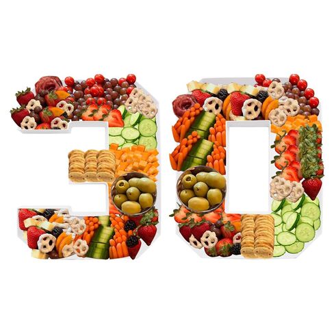 14inch Cardboard Number Fillable Shaped Charcuterie Board Tray Decorative Box Birthday Treat (Number 26) in Saudi Arabia