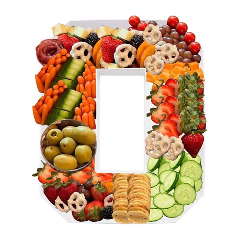 14inch Cardboard Number Fillable Shaped Charcuterie Board Tray Decorative Box Birthday Treat (Number 26) in Saudi Arabia