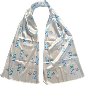 Kappa Kappa Gamma Satin Sorority Scarf *Officially Licensed* in Saudi Arabia