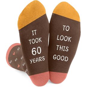 60th Birthday Gifts for Women,Mom Sister Best Friend Wife Girlfriend Grandma Birthday Gifts for Her,Novelty Socks in Saudi Arabia