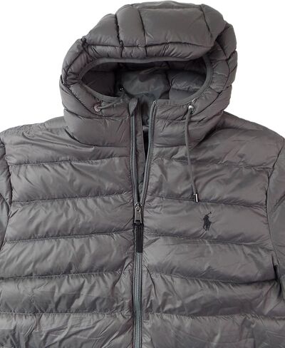 Polo Ralph Lauren Mens Full Zip Hooded Puffer Jacket in Saudi Arabia