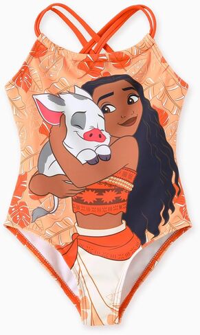 ديزني ميكي وأصدقاء الفتيات الفتيات السباحة UPF 50+ قطعة واحدة للاستحمام بدلات الرياضة شاطئ الصيف in Kuwait