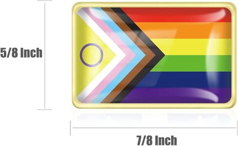6/20/50/100/200 قطعة دبابيس التقدم الجديدة فخر التلبيب السائبة-LGBT المتحولين جنسيا قوس قزح مثليه ثنائي الجنس مثلي الجنس التقدمي دبوس بروش شارة للرجال ملابس حريمي أكياس القبعات in Saudi Arabia