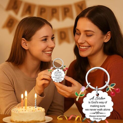 هدايا عيد ميلاد الأخت هدايا الأخوات المضحكة من Sis Best Sis Ever Keychain للنساء هدية عيد الميلاد وعيد الحب in Kuwait