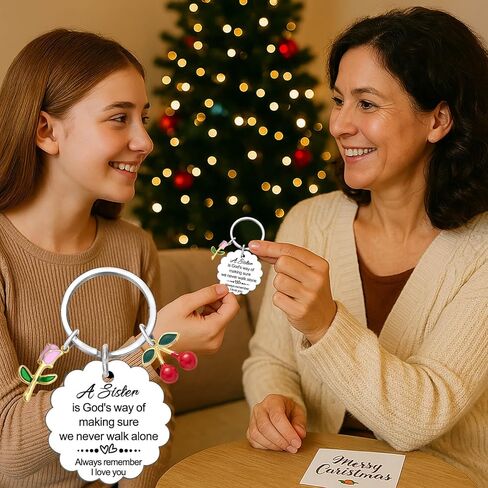 هدايا عيد ميلاد الأخت هدايا الأخوات المضحكة من Sis Best Sis Ever Keychain للنساء هدية عيد الميلاد وعيد الحب in Kuwait