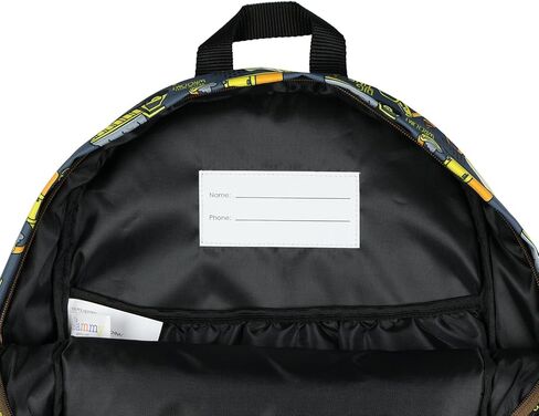 Dump Trucks 16" Backpack Construction Vehicles Travel School Book Bag for Daily Use in Saudi Arabia