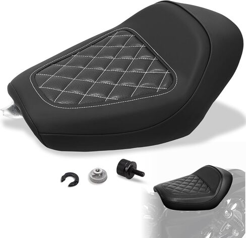 WOWTK Front Driver Rider Solo Seat for Harley Sportster Iron 883 1200 XL883 XL1200NS Forty-Eight XL1200X 2010-2022 in Kuwait