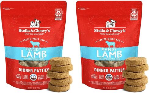 Stella & Chewy's Freeze Dried Raw Dinner Patties – Grain Free Dog Food, Protein Rich Stella’s Super Beef Recipe – 5.5 oz Bag in Kuwait