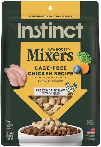 Instinct Raw Boost Mixers, Freeze Dried Dog Food Topper, Grain Free Recipe - All Natural Beef, 14 oz. Bag in Kuwait