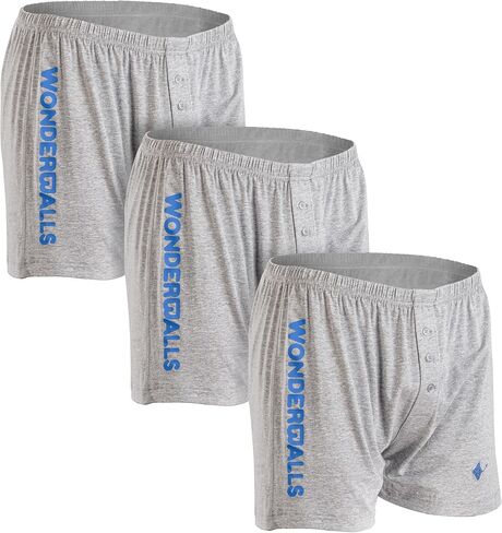 Wonderballs Sport Boxer Underwear for Men – Certified Non-Toxic Ultra-Soft Pima Cotton Modal Athletic Underwear Boxer Shorts in Saudi Arabia