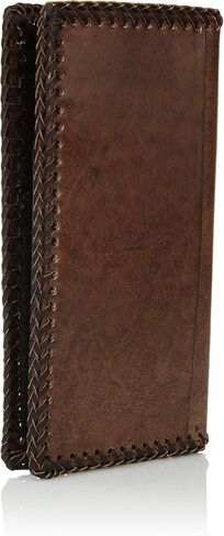 Nocona Belt Co. Unisex-Adult's Nocona Praying Cowboy Embosed Rodeo Wallet, tan in Saudi Arabia