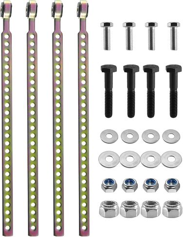 Height Control Valve Linkage Fit for HD Trucks and Tractors, 14 Inch Max Adjustable Leveling Valve Control Kit Replace 48100367 HAL48100367 767653245843 in Saudi Arabia