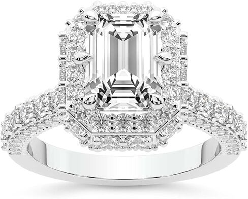 FRIENDLY DIAMONDS Lab Grown Diamond Engagement Ring For Women 0.50 Carat - 6 Carat IGI Certified | In 14K Or 18K in White, Yellow Or Rose Gold |Luxoré Vintage Allure Diamond Ring | FG-VS1-VS2 Quality in Saudi Arabia
