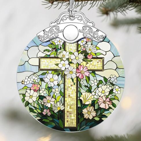 Paw Print Christmas Ornament - Sun Catcher and Tree Decorations - Gifts for Pet Lovers in Saudi Arabia