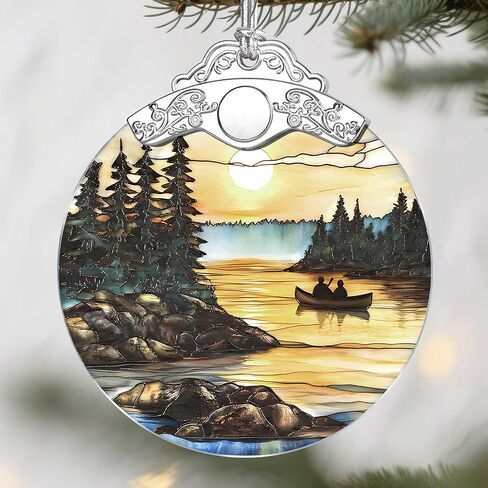 Paw Print Christmas Ornament - Sun Catcher and Tree Decorations - Gifts for Pet Lovers in Saudi Arabia