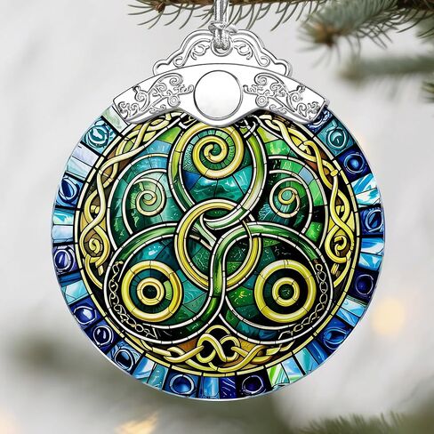 Paw Print Christmas Ornament - Sun Catcher and Tree Decorations - Gifts for Pet Lovers in Saudi Arabia
