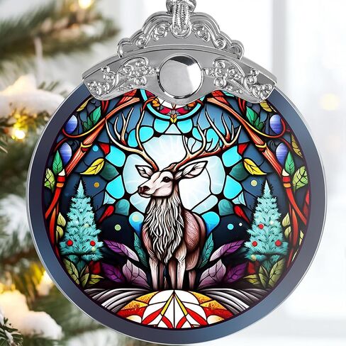 Paw Print Christmas Ornament - Sun Catcher and Tree Decorations - Gifts for Pet Lovers in Saudi Arabia