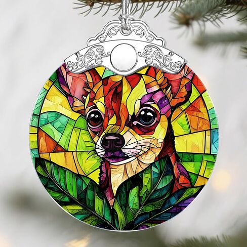 Paw Print Christmas Ornament - Sun Catcher and Tree Decorations - Gifts for Pet Lovers in Saudi Arabia