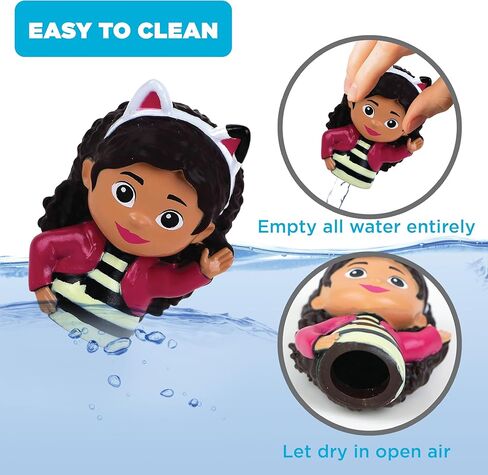 NBC Universal Gabby's Dollhouse Bath Finger Puppets ، 10 PC - Party Favors ، Educational ، Toys Bath ، وقت القصة ، ألعاب الشاطئ ، وقت اللعب ، Stocking Stuffer in Kuwait