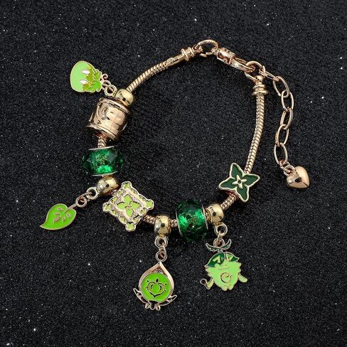 Anime Jewellery Bracelet for Women Gamer - Metal Gemstone Bracelets Jewellery Bracelets Gift Box for Game Fan Collection Girls Men Gifts in Saudi Arabia