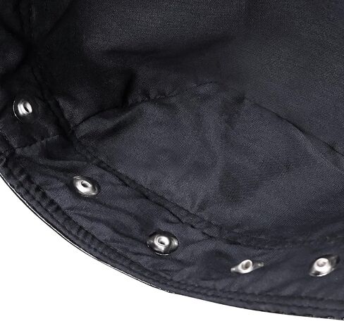 Leather Biker Cap for Women Stylish Biker Doo Rag Headwrap for Riding Adjustable Motorcycle Black Skull Hat in Saudi Arabia