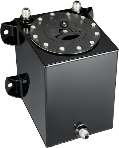 EVIL ENERGY 1 Gallon Fuel Cell Gas Tank Aluminum with Cap Street Drift Black in Saudi Arabia