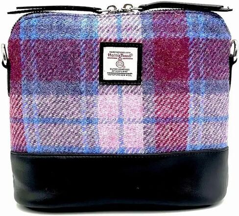 Harris Tweed Women’s Square Shoulder Country Green Designed Bag – Handwoven Wool from Scotland in Saudi Arabia