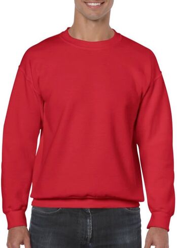 Gildan Crewneck 50/50 Fleece Sweatshirt, (G180). Red in Saudi Arabia