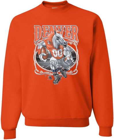 Wild Bobby Denver Fan | DEN Fantasy Football Sports Unisex Crewneck Graphic Sweatshirt in Saudi Arabia