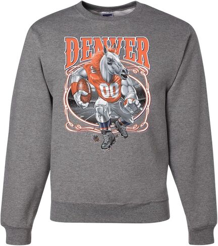 Wild Bobby Denver Fan | DEN Fantasy Football Sports Unisex Crewneck Graphic Sweatshirt in Saudi Arabia