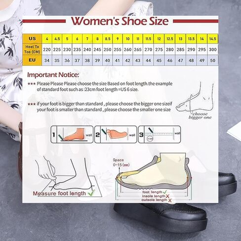 Women's Genuine Leather T-Strap Platform Mary Janes Retro Round Toe Comfortable Wedge Pumps with Adjustable Hook and Loop Classic Business Casual Dress Shoes in Saudi Arabia