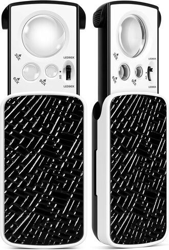 VIVOSUN Slide-Out Jewelry Loupe Magnifier 30X 60X 90X LED Lighted Eye Loupe with UV Light for Jewelry, Diamonds, Gems, Coins, Stamps, Rocks, Black in Kuwait