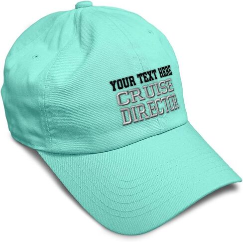 Speedy Pros Soft Baseball Hat Embroidered Dad Hat Cruise Director Embroidery Men & Ladies Baseball Cap Cotton in Saudi Arabia