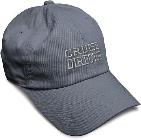 Speedy Pros Soft Baseball Hat Embroidered Dad Hat Cruise Director Embroidery Men & Ladies Baseball Cap Cotton in Saudi Arabia