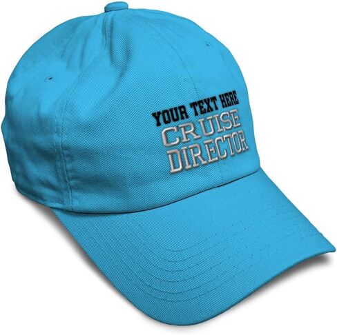 Speedy Pros Soft Baseball Hat Embroidered Dad Hat Cruise Director Embroidery Men & Ladies Baseball Cap Cotton in Saudi Arabia