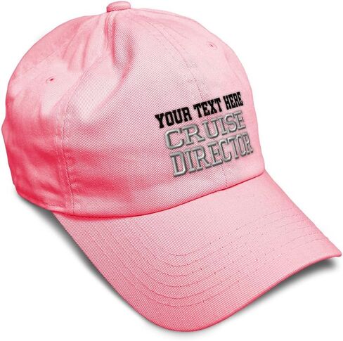 Speedy Pros Soft Baseball Hat Embroidered Dad Hat Cruise Director Embroidery Men & Ladies Baseball Cap Cotton in Saudi Arabia
