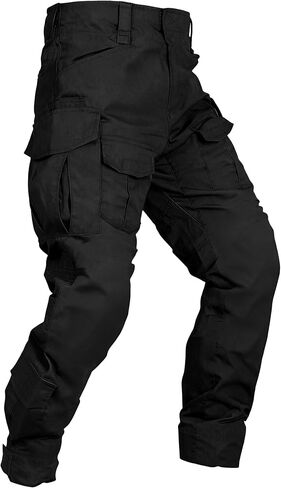 Men's Tactical Pants Camo Cargo Pants Ripstop Work Hiking Pants with 10 Pockets No Belt in Saudi Arabia