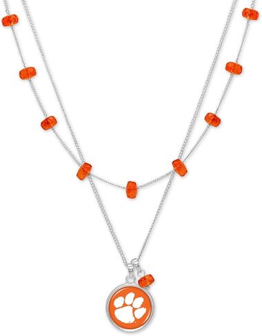 From the Heart Clemson Tigers Ivy Necklace Silver Chain Jewelry Gift CU in Saudi Arabia