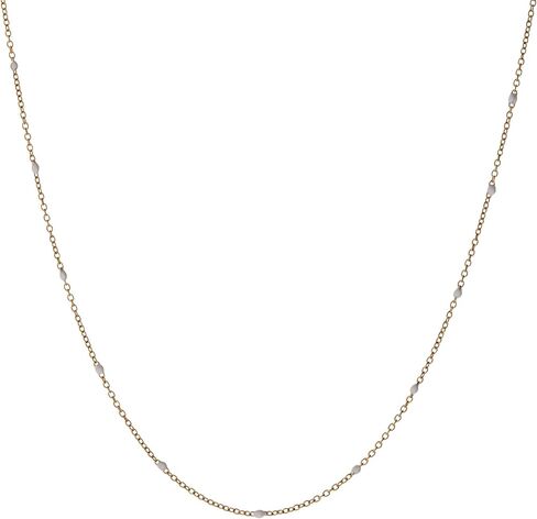 Alex and Ani Enamel White Dot Chain Necklace in Saudi Arabia
