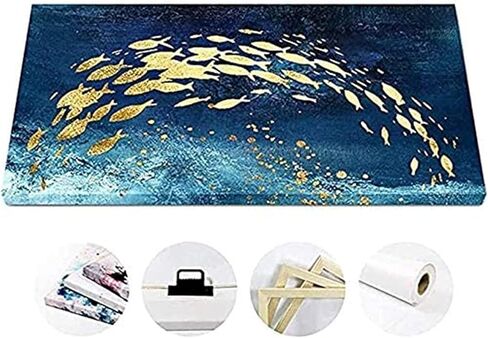 Dentist Tooth Canvas Painting 3 Pieces Dental Art Office Posters Prints Wall Art Pictures for Medical Clinic Anatomy Decor with Wooden Inner Frame in Saudi Arabia